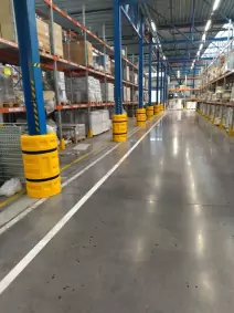 Barri&egrave;re de protection pour rayonnage